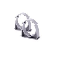 Uchwyt zamykany bezhalogenowy UZHF 28 samogasnący, PP mod., szary | 10863 TT Plast