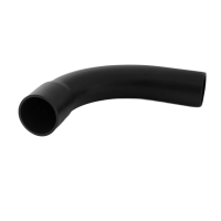 Kolanko jednokielichowe do rur przyłączeniowych sztywnych UV- ZRPS-UV-1- KIEL 75 czarne | 10783 TT Plast