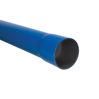 Rura osłonowa sztywna cienkościenna z kielichiem ROSc-M50/2,5 250N,RHDPE,gł,niebieska(6m)(220szt)A | 10960 TT Plast