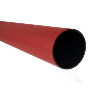 Rura osłon sztywna do przecisków i przewiertów ROS-Zk 125/11,4 4000N,RHDPEp,czerwona(6m/38szt)SRS-G | 10992 TT Plast