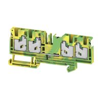 Złączka szynowa ochronna S4C 4 PE DL SNAP IN seria S | 2874990000 Weidmuller