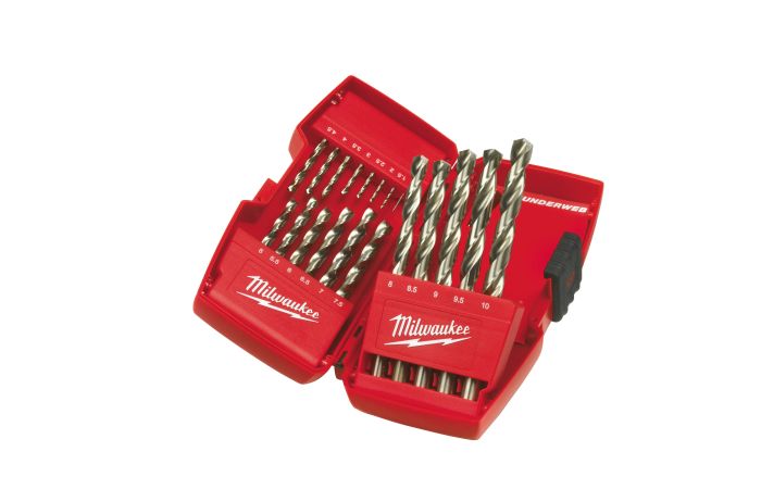 Wiertła do metalu HSS-G Thunderweb zestaw 19 sztuk / 1 - 10 mm / co 0,5 mm, kaseta | 4932352374 Milwaukee