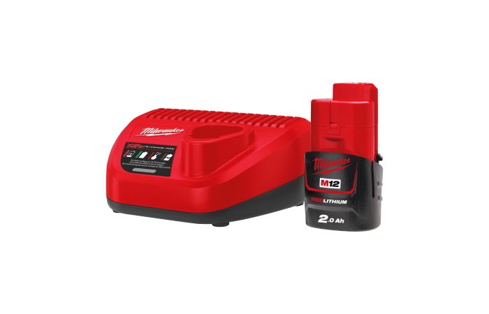 Zestaw PowerPack - akumulator M12B2 2.0AH + ładowarka C12 CM12NRG-201 | 4933451900 Milwaukee