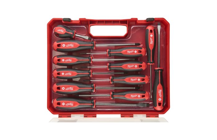 Wkrętaki SL/PH/PZ w walizce (zestaw 12szt) | 4932472003 Milwaukee
