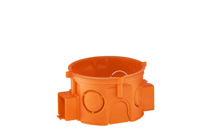 Puszka instalacyjna p/t 60 łączona płytka S60KF pomarańczowa | 33054008 Simet