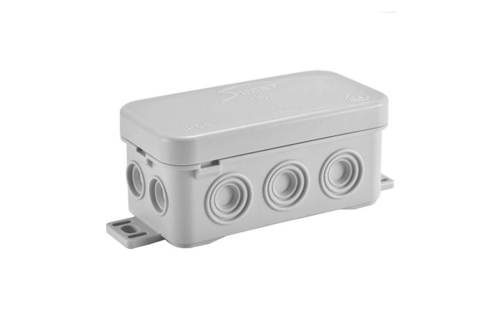 Puszka instalacyjna n/t 89x42 z dławicą FASTBOX N8 szara | 83008002 Simet