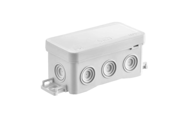 Puszka instalacyjna n/t 85x45x40 NS8 (N8) szara z możliwością zastosowania haka HNS, FASTBOX&HOOK | 35357102 Simet