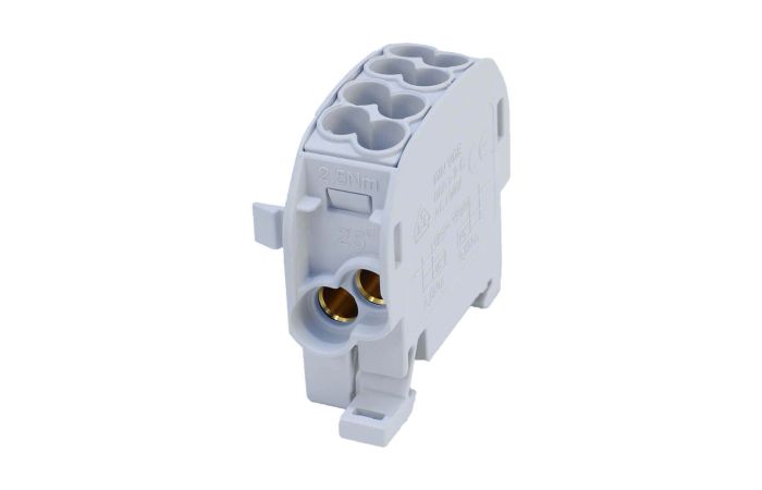 Blok rozdzielczy odgałęźny, SCB 25-Cu, Cu 80110 SIMBLOCK szary | 81503002 Simet
