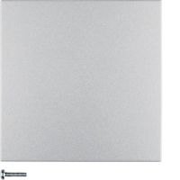 Przycisk 1-krotny do ściemniacza przyciskowego, sterownika i mechanizmów Berker, alu, mat | 85145183 Hager