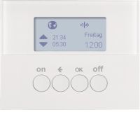 Łącznik czasowy KNX RF quicklink Berker.Net, biały, połysk, Berker | 85745279 Hager