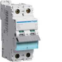 Wyłącznik nadprądowy 10kA 1P+N B 16A MCB | NBN516 Hager