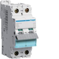 Wyłącznik nadprądowy 10kA 2P D 16A MCB | NDN216 Hager