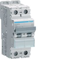 Wyłącznik nadprądowy 10kA 2P D 50A MCB | NDN250 Hager