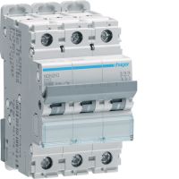 Wyłącznik nadprądowy 10kA 3P D 10A MCB | NDN310 Hager