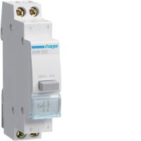 Przełącznik przyciskowy 1NO+1NC Ith=16A 230VAC | SVN352 Hager