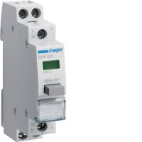 Przełącznik przyciskowy 2NO LED zielona Ith=16A 230VAC | SVN433 Hager