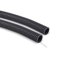 Rura giętka karbowana PVC RKLS 16/12 320N samogasnąca, szara (50m) | 10005 TT Plast
