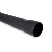 Rura osłonowa sztywna z kielichem ROS-M 110/5,5 750N,RHDPE, gładka, czarna (6m/50szt) SRS | 11799 TT Plast