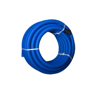 Rura giętka karbowana dwuwarstwowa w kręgach RODK 40/32 450N, HDPE, dwuścienna, niebieska (25m) DVR | 11188 TT Plast