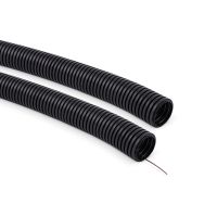 Rura giętka karbowana odporna na prom. UV PVC RKSSUV 40/34 750N samogasnąca, UV czarna (50m) | 12465 TT Plast
