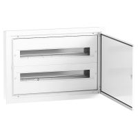 Rozdzielnica modułowa p/t DARP 48 Quiteline  2x24 drzwi aluminiowe IP54 375x570x125mm biała | 9.224 Elektro-Plast Opatówek