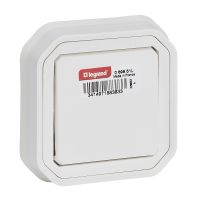 Łącznik schodowy komplet podtynkowy 10AX - 250V~ biały, Nowe Plexo | 069851L Legrand