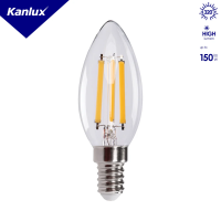 Lampa LED XLED C35E14 C35 7W (75W) 1055lm 6500K CW E14 filament świeczka przeźroczysta | 38418 Kanlux