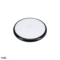 Oprawa plafoniera LED DIANA 22W 2200lm 4000K IP66 czujnik mikrofalowy z funkcją półcienia czarna | C36-PSF707-224-BL-MD Bemko