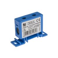 Listwa zaciskowa w korpusie 1x2,5-50 niebieska AL/CU | E.4118/CU Pawbol