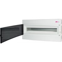 Obudowa podtynkowa 1 rząd 24 mod. drzwi transparentne ECM 1x24PT-s | 001100407 Eti