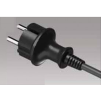 Przewód przyłączeniowy z wtyczką prostą IP44 , 3x1,5, H05VV-F, 3m, biały PP-40H/3M/3X1,5/H05VV-F | W-98383 Plastrol