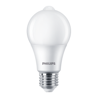 Lampa LED Sensor 60W A60 E27 WW FR ND 1SRT4 | 929002058731 Philips