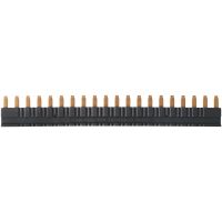 Złącze grzebieniowe do przekaźników SIR6W, SRI6WB, czarne, JB20-2 Black | 2615831 Relpol