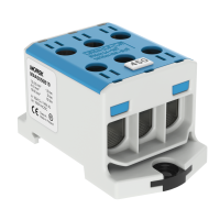 Zacisk uniwersalny, złączka OTL50-3 niebieska, 3xAl/Cu 1,5-50mm2 1000V, MAA3050B10 | MAA3050B10 Morek