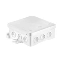 Puszka instalacyjna n/t 100x100x40 NS7 (N7) biała z możliwością zastosowania haka HNS, FASTBOX&HOOK | 35349106 Simet