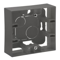 Puszka n/t pojedyncza, stalowy, Niloe Step | 863497 Legrand