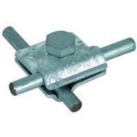 Zacisk MV do drutu 8-10 mm, ze śrubą z łbem sześciokątnym, St/tZn | 390050 Dehn
