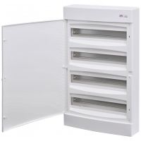 Obudowa natynkowa 4x18 mod. drzwi białe ECT 4x18PO-s | 001100321 Eti