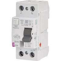Wyłącznik różnicowoprądowy 2P 25A 30mA typ A, EFI-P2 | 002061111 Eti