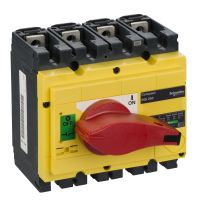 Rozłącznik Compact INS INV INS250 żółto-czerwony 250A 4P | 31127 Schneider Electric