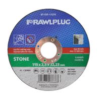 Ściernica korundowa Rawlplug RT-CDS-125/25 do cięcia kamienia 125x2,5x22,23mm | RT-CDS-125/25 Rawlplug