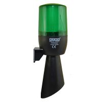 Wielofunkcyjna lampa zielona fi 70 z buzerem, 48-240V AC | T0-IT070G240Z Promet