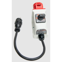 Adapter do gniazd trójfazowych, 16A, przełączany (4P) | WAADAPAT16CPR Sonel