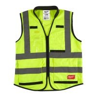 Kamizelka o intensywnej widzialności PREMIUM L/XL, żółta | 4932471896 Milwaukee