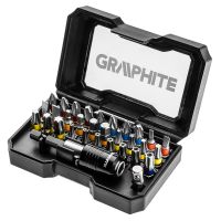 GRAPHITE Zestaw bitów, 32 szt. - 56H608 | 56H608 GRAPHITE