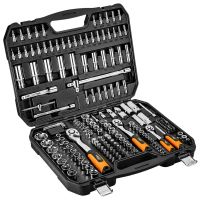 Klucze nasadowe NEO 1/2 , 3/8 ,1/4 zestaw 182 szt. | 08-680 TOPEX