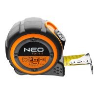 Miara zwijana stalowa 3 m x 19mm, magnes | 67-183 NEO TOOLS