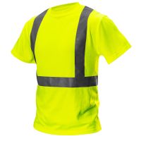 T-shirt ostrzegawczy, żółty, rozmiar L | 81-732-L NEO TOOLS