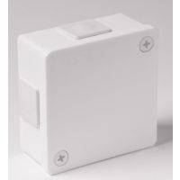 Puszka n/t 86x86x40mm IP55 4-wl 2wkr dł.gum. biała, VP-21 | 021-01 Viplast