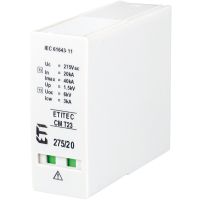 Moduł wymienny ogranicznika przepięć, MOD.ETITEC CM T23 275/20, typ T2+T3 (C+D) | 002440658 Eti